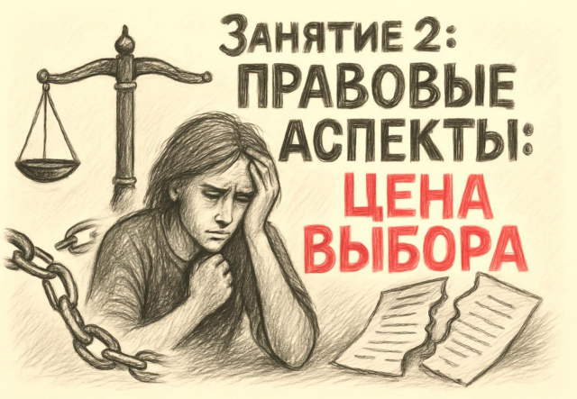 Занятие 2: «Правовые аспекты: цена выбора»