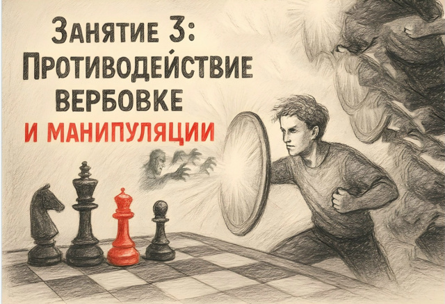 Занятие 3: Противодействие вербовке: будь бдителен!